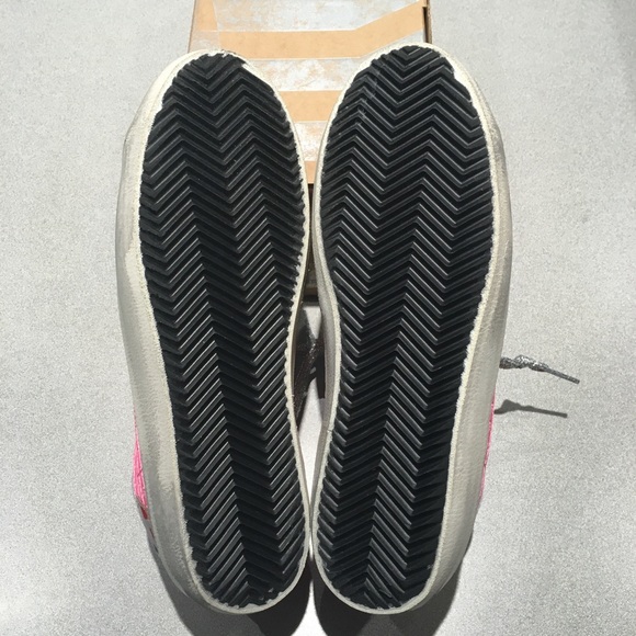 Golden Goose Superstar Sneaker Pink/Silver Dot NIB - Picture 7 of 8